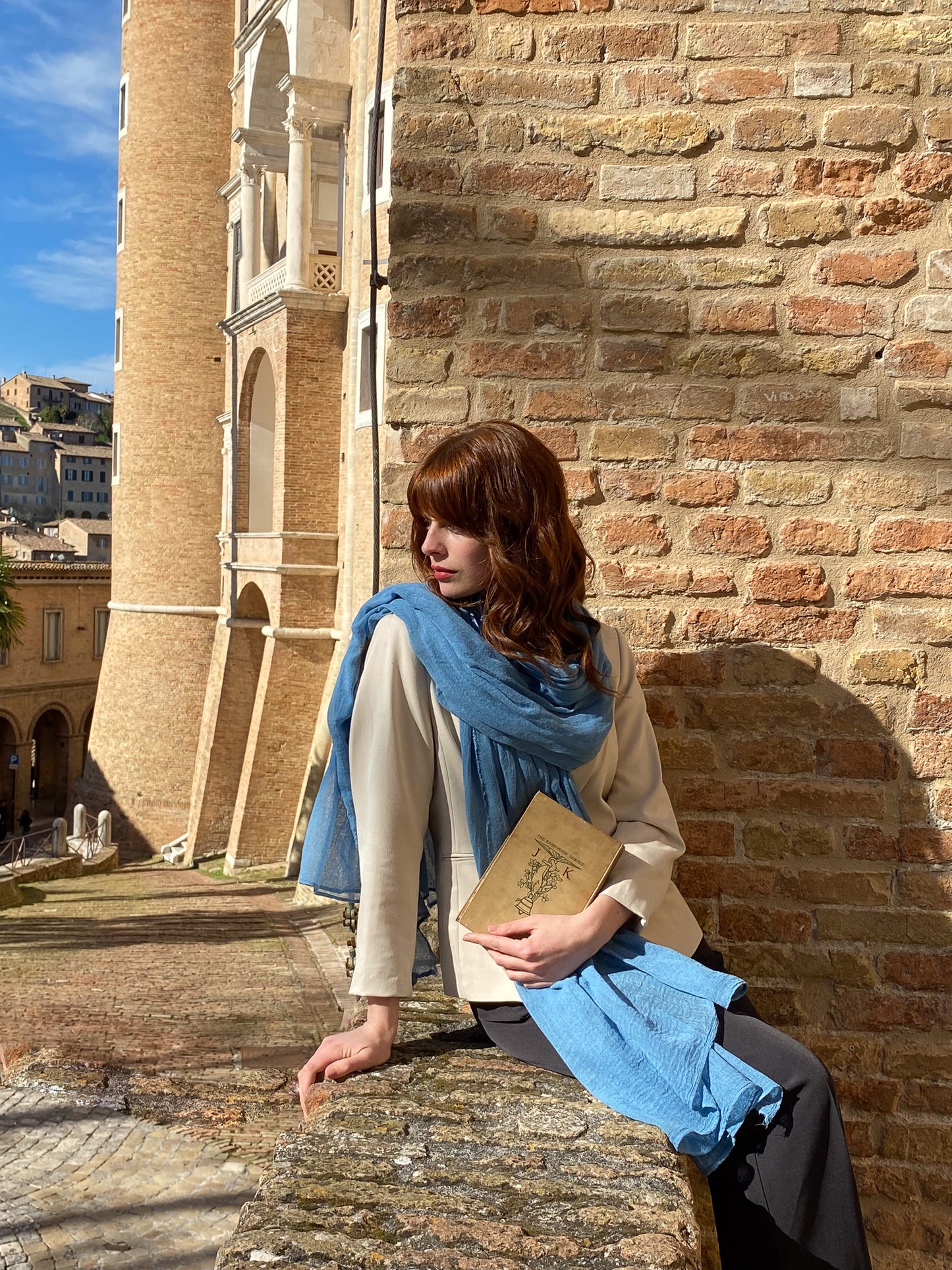 Stola in garza di cotone