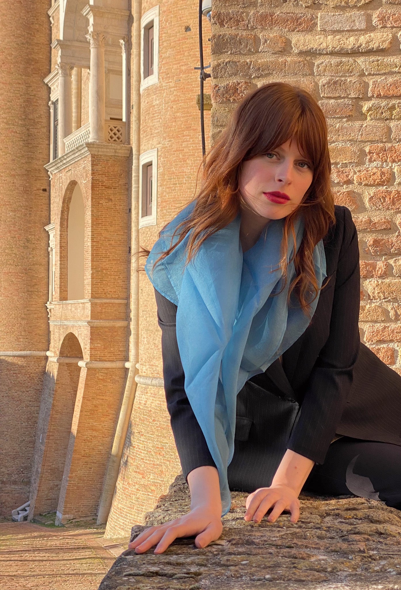 Foulard in organza di seta