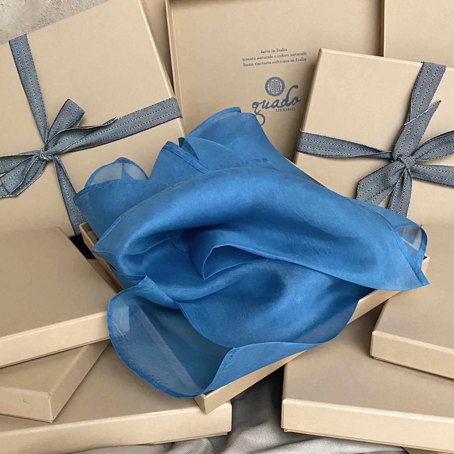 Foulard in organza di seta