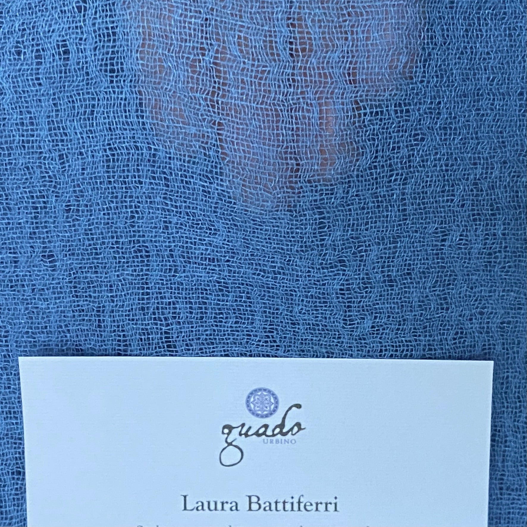 Stola in garza di cotone - Laura Battiferri