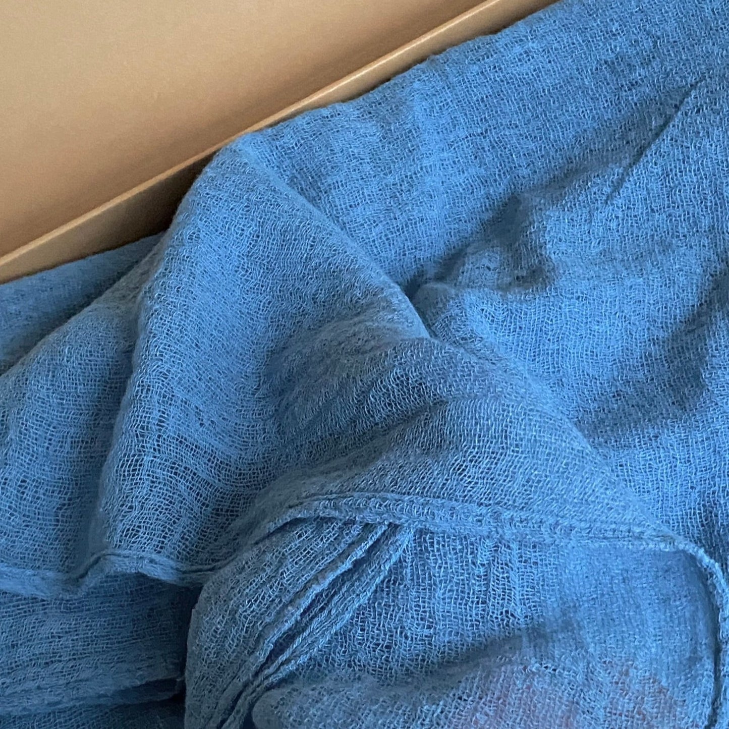 Stola in garza di cotone