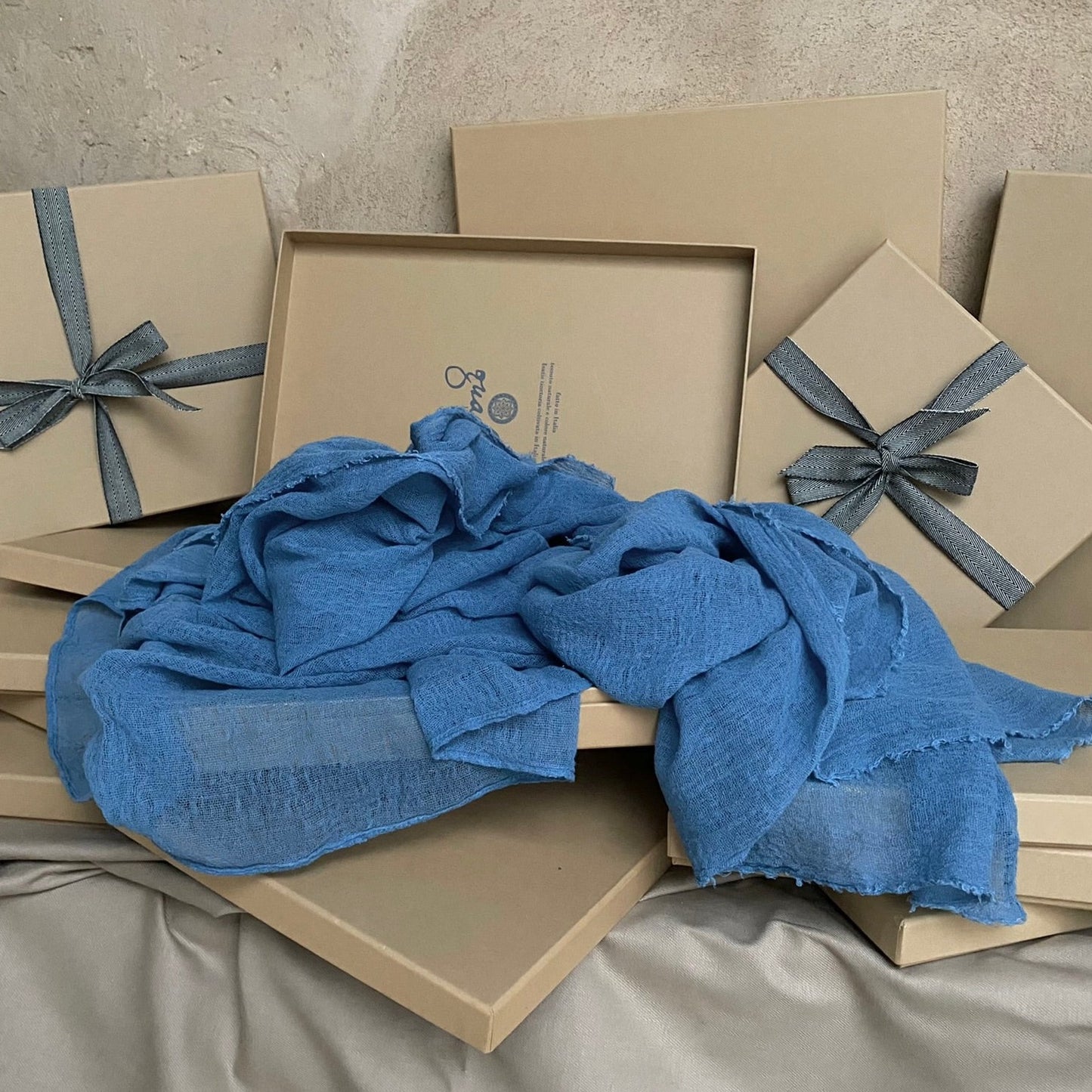 Stola in garza di cotone